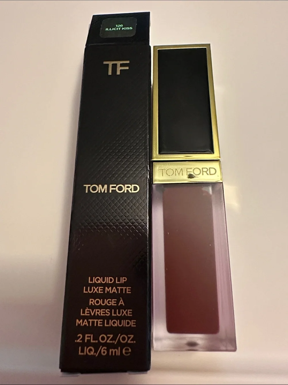 Tom Ford Liquid Lip Luxe Matte Lipstick 126 Illicit Kiss